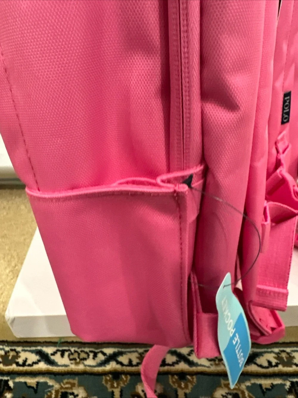 Polo by Ralph Lauren Pink Polo Bear Kids Backpack